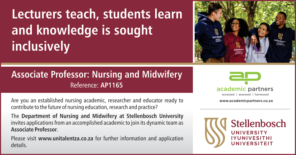 Associate Professor: Nursing and Midwifery